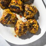 Grilled red curry chicken h