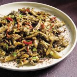 Korean stir fried mushrooms h