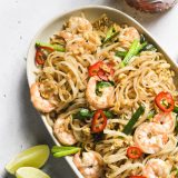 Pad thai shrimp v