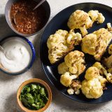 Pan roasted cauliflower tomato chutney v