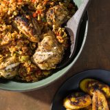 Puerto rican style arroz con pollo v