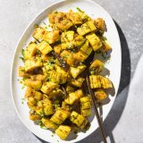 Spicy sweet dry curried squash v