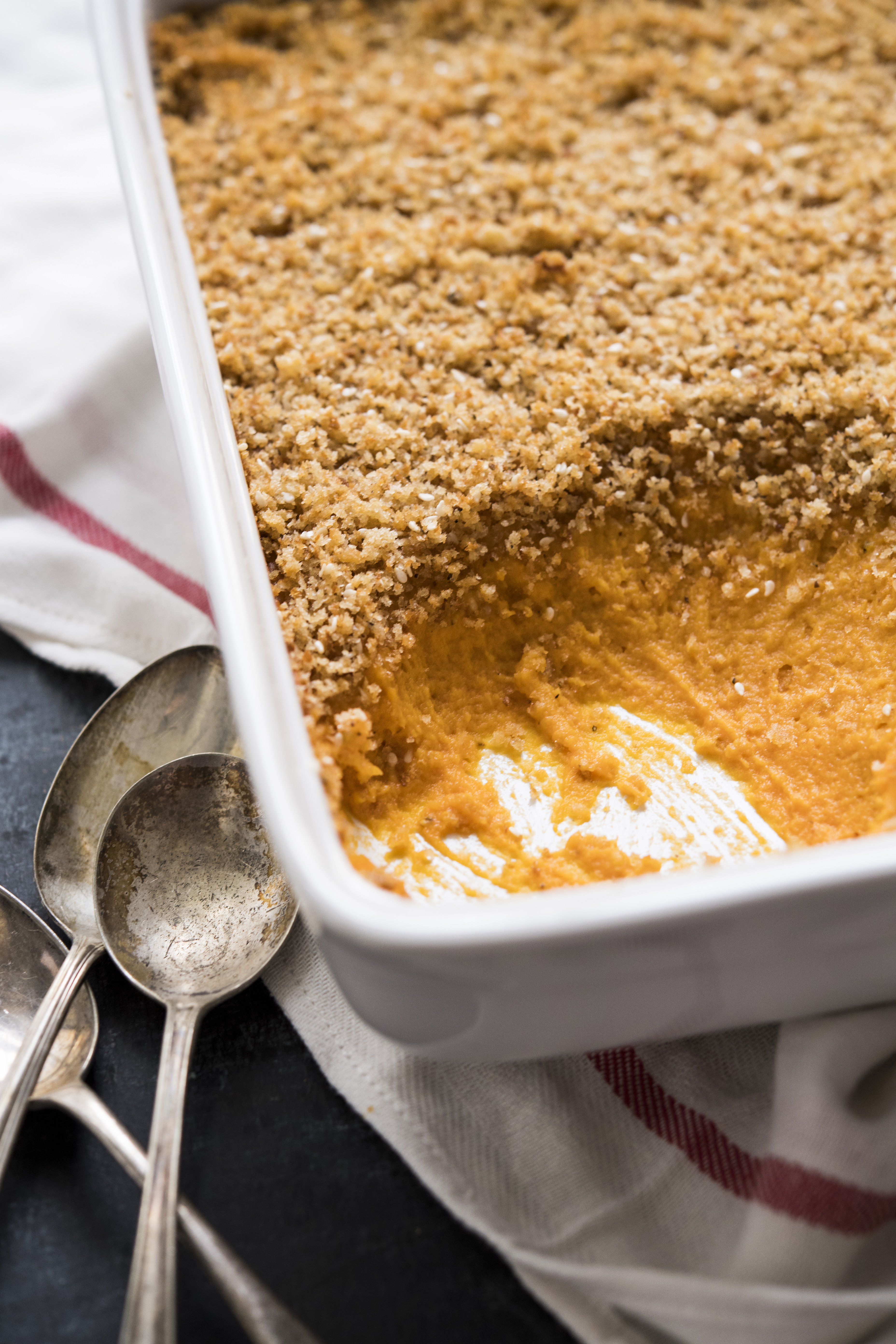 Savory Sweet Potato Gratin