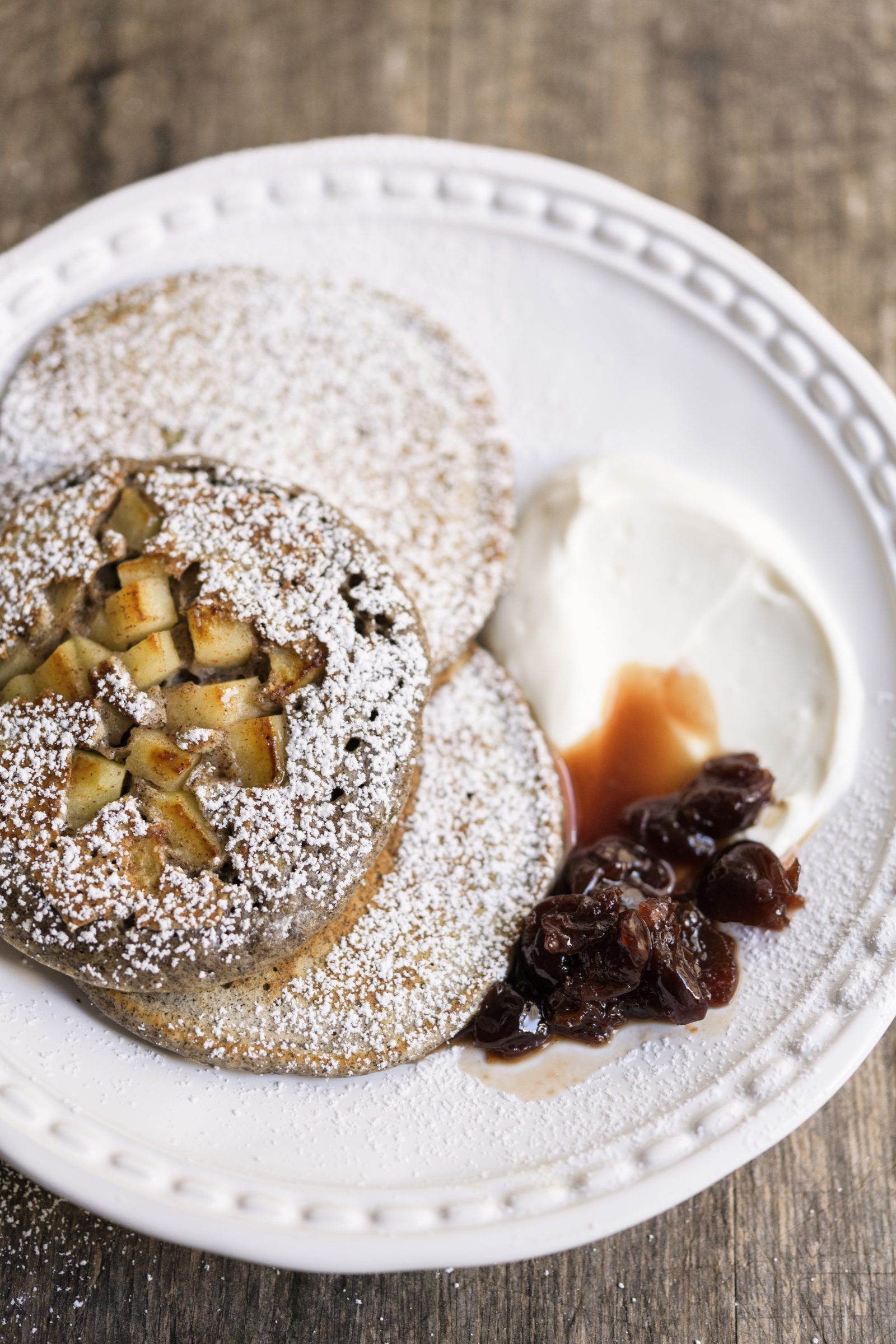 Buckwheat Apple Pancakes