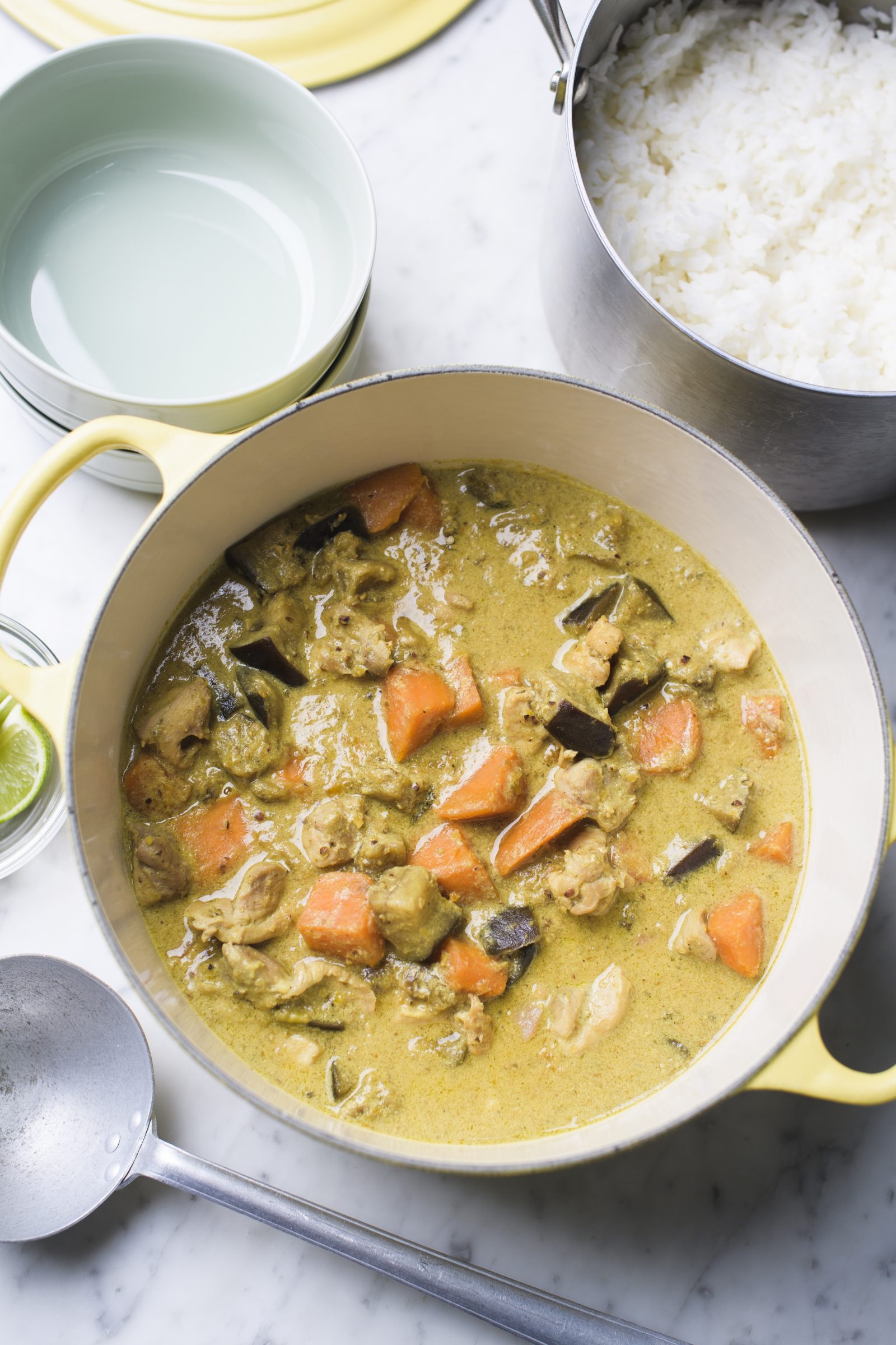 Cambodian White Pepper Coconut-Curry Chicken (Amok) V