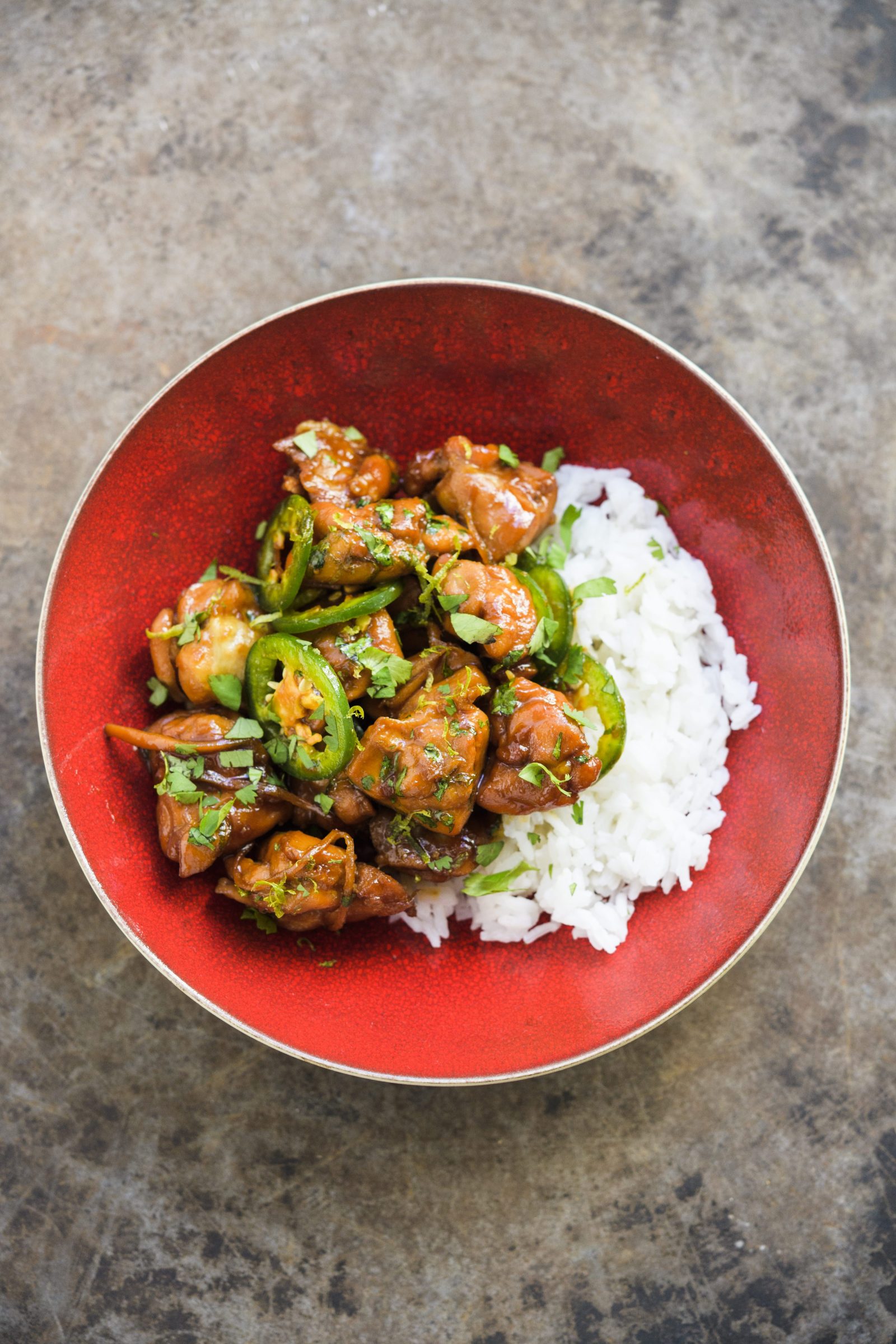 Caramel-Braised Chicken with Ginger and Lime