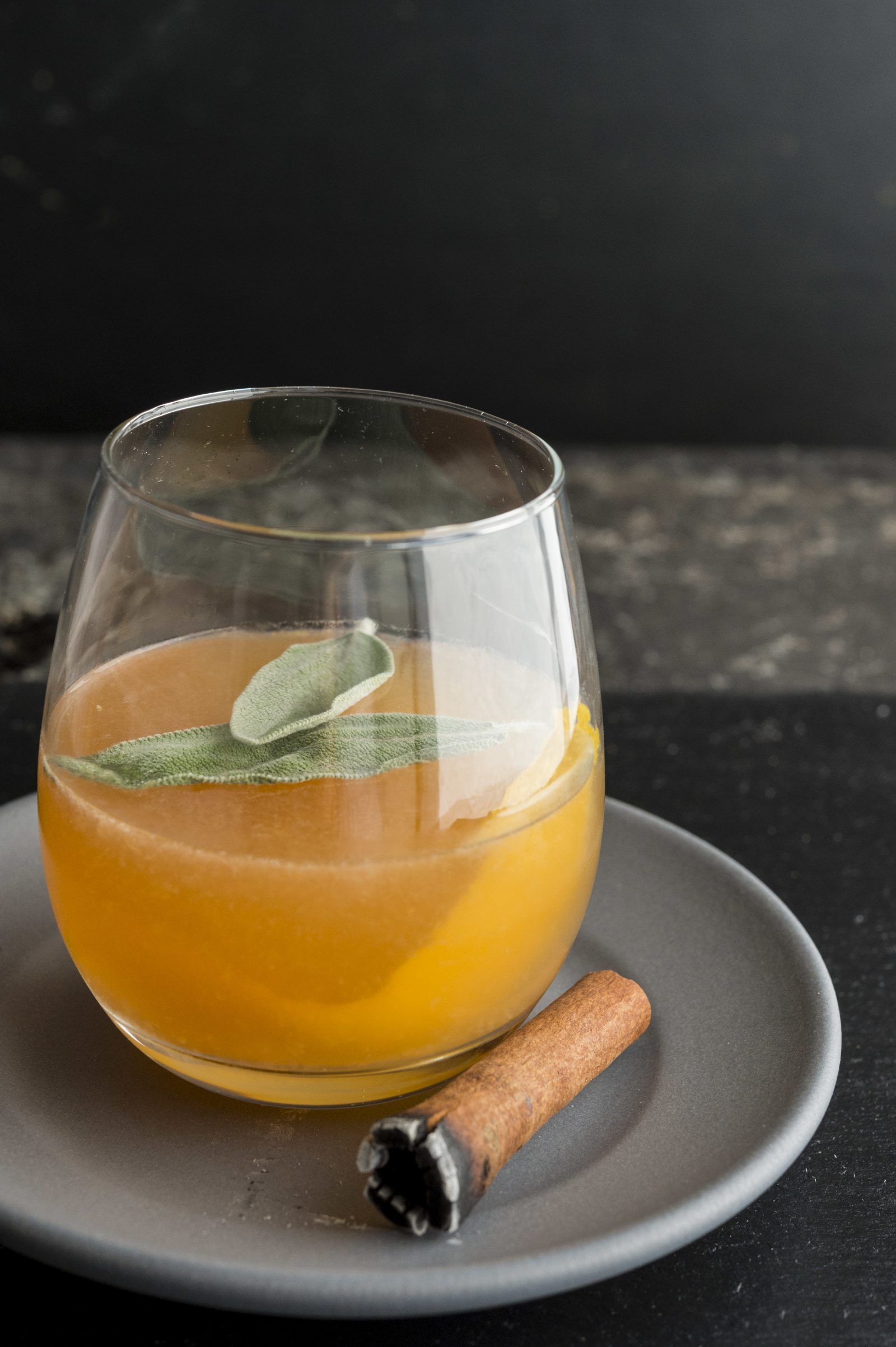 Cinnamon-Smoked Whiskey Sour