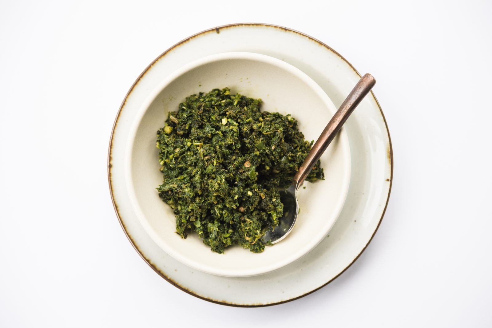 Georgian Mint-Green Chili Relish (Adjika)