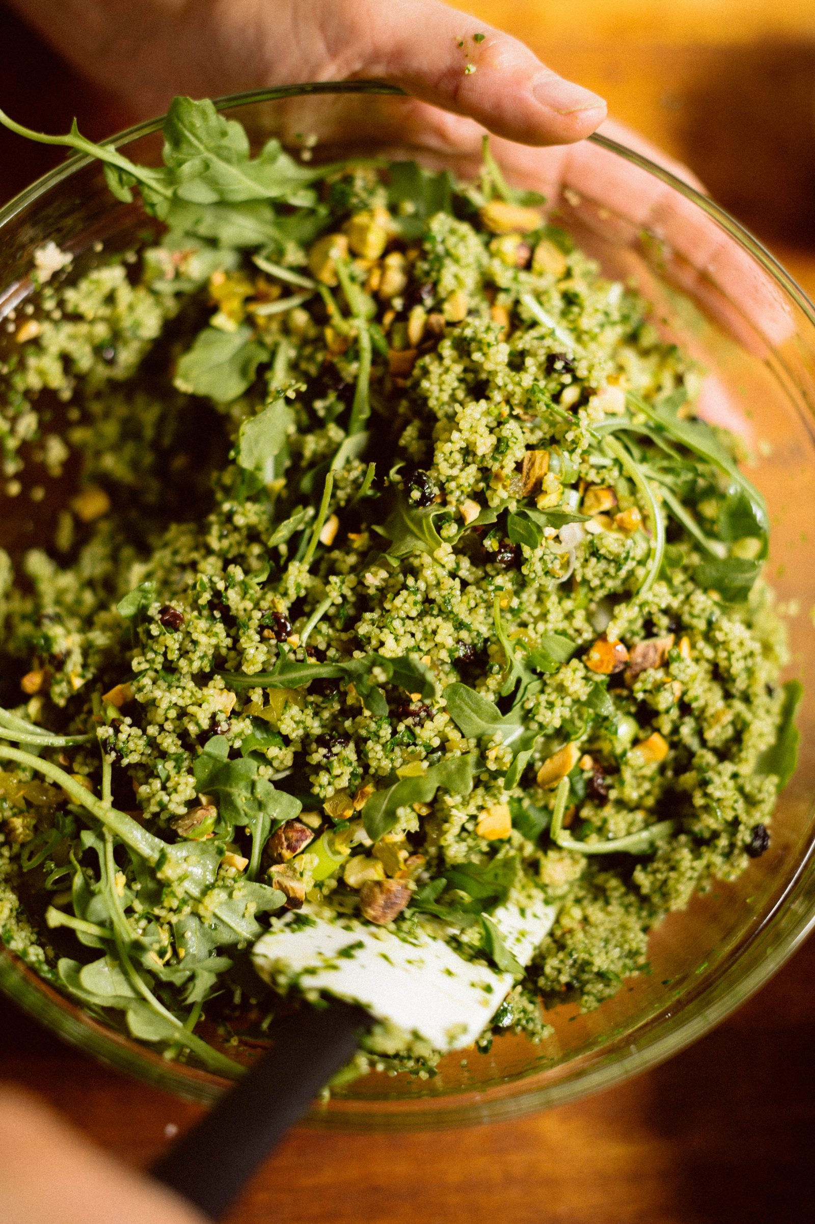 Herb-and-Pistachio Couscous Salad