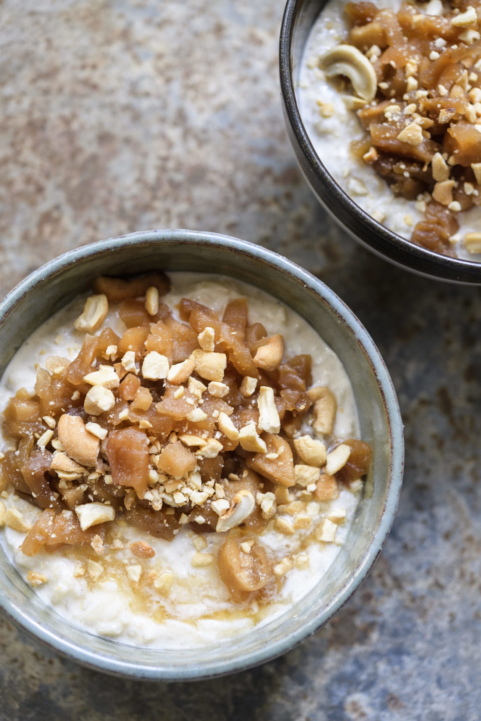 Jasmine Rice Pudding with Cashews