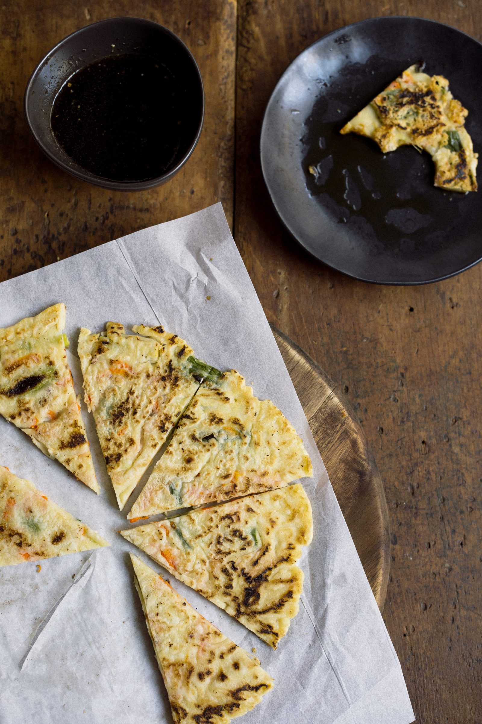 Korean Scallion Pancakes (Pajeon)