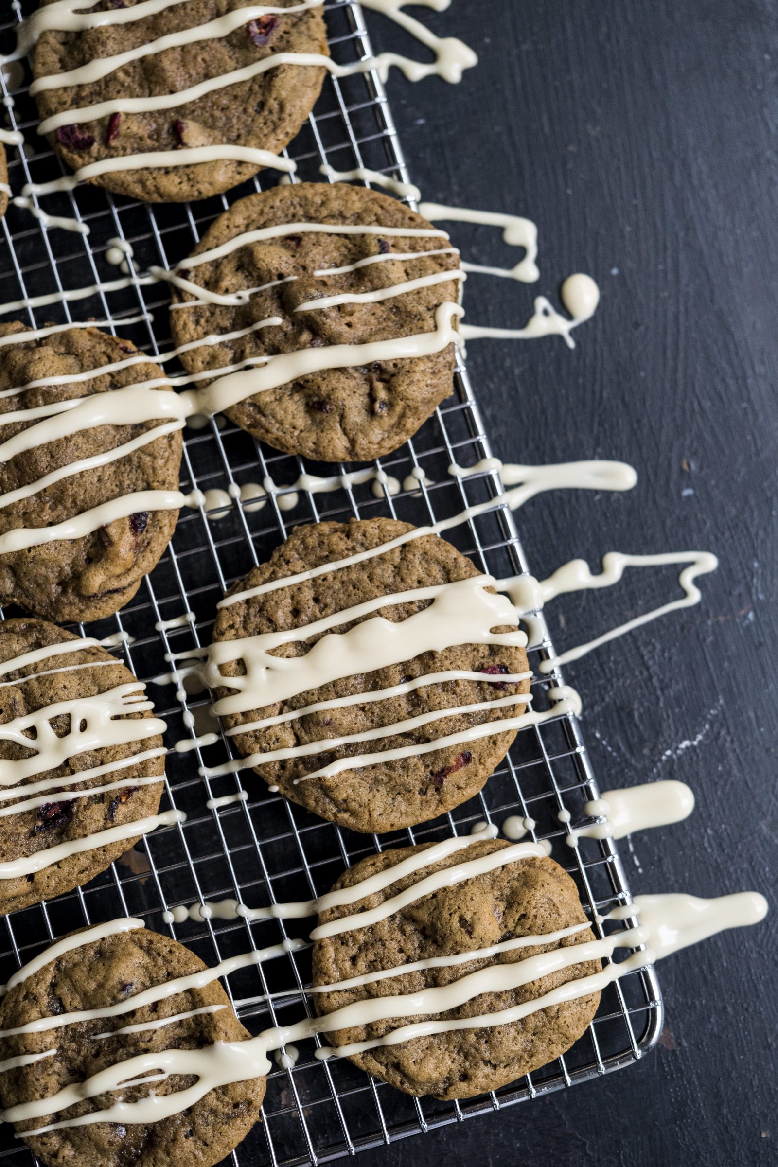Maple-Glazed Hermits with Cranberries