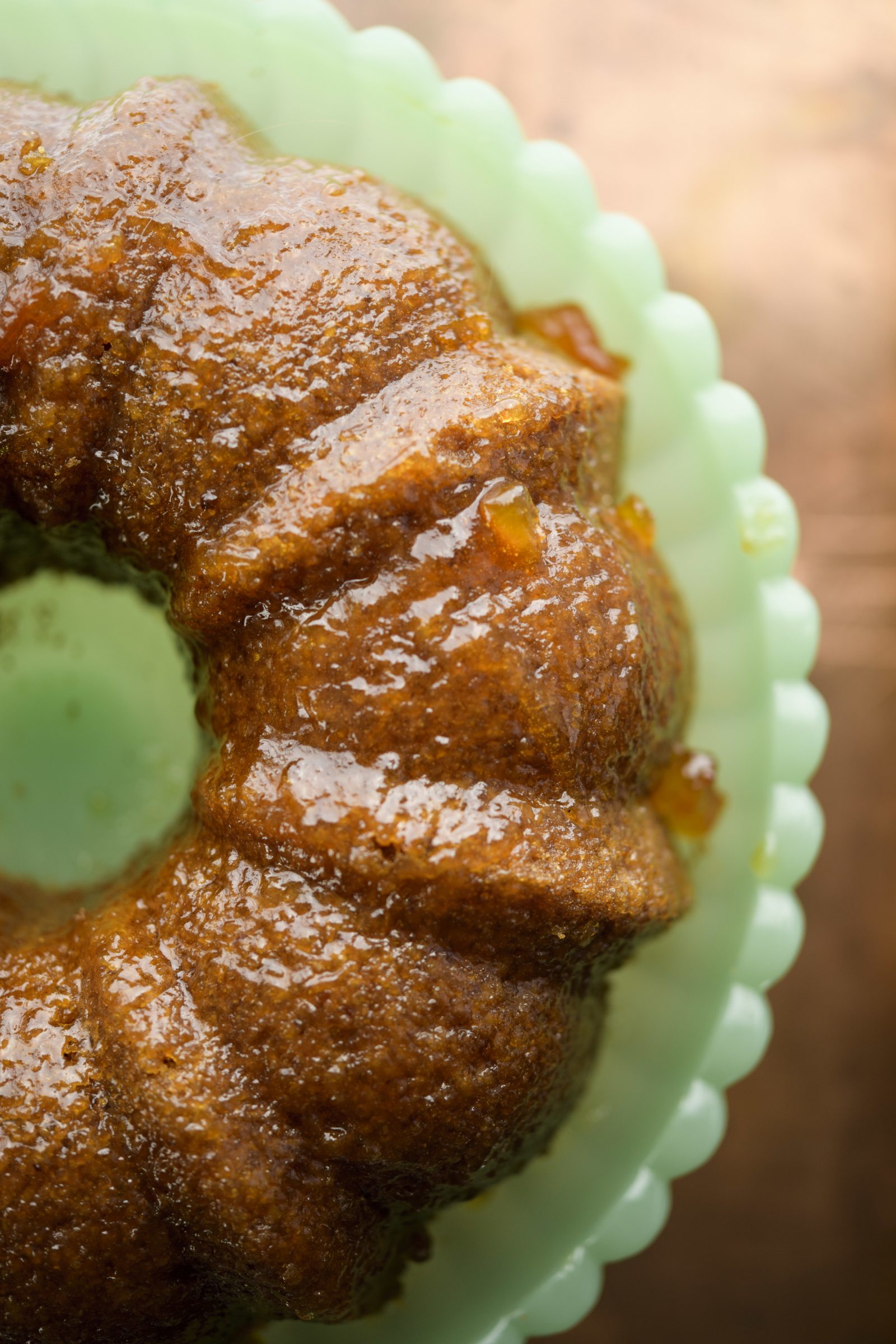 Marmalade Bundt Cake with Crystallized Ginger