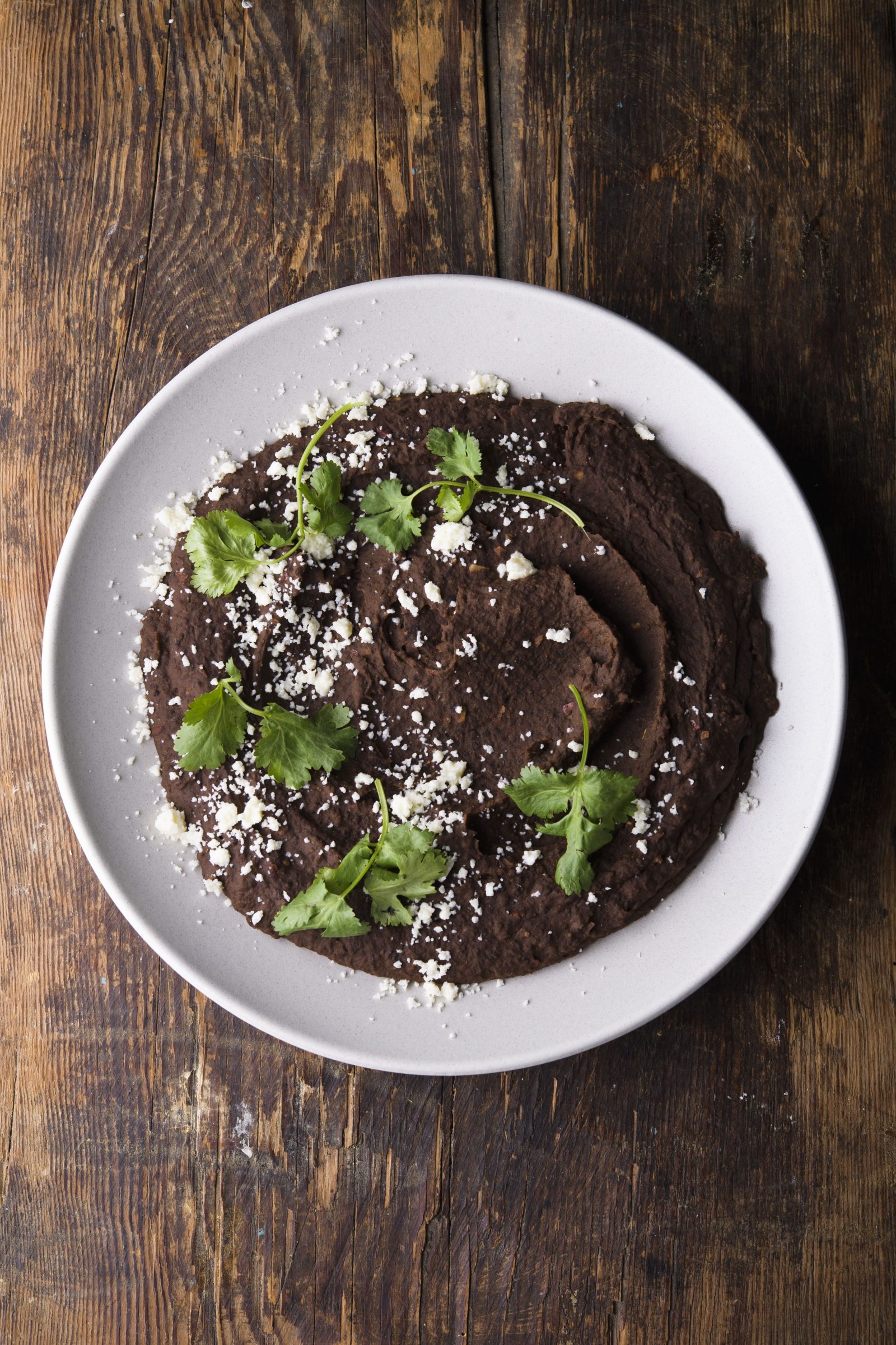 Oaxacan Refried Black Beans