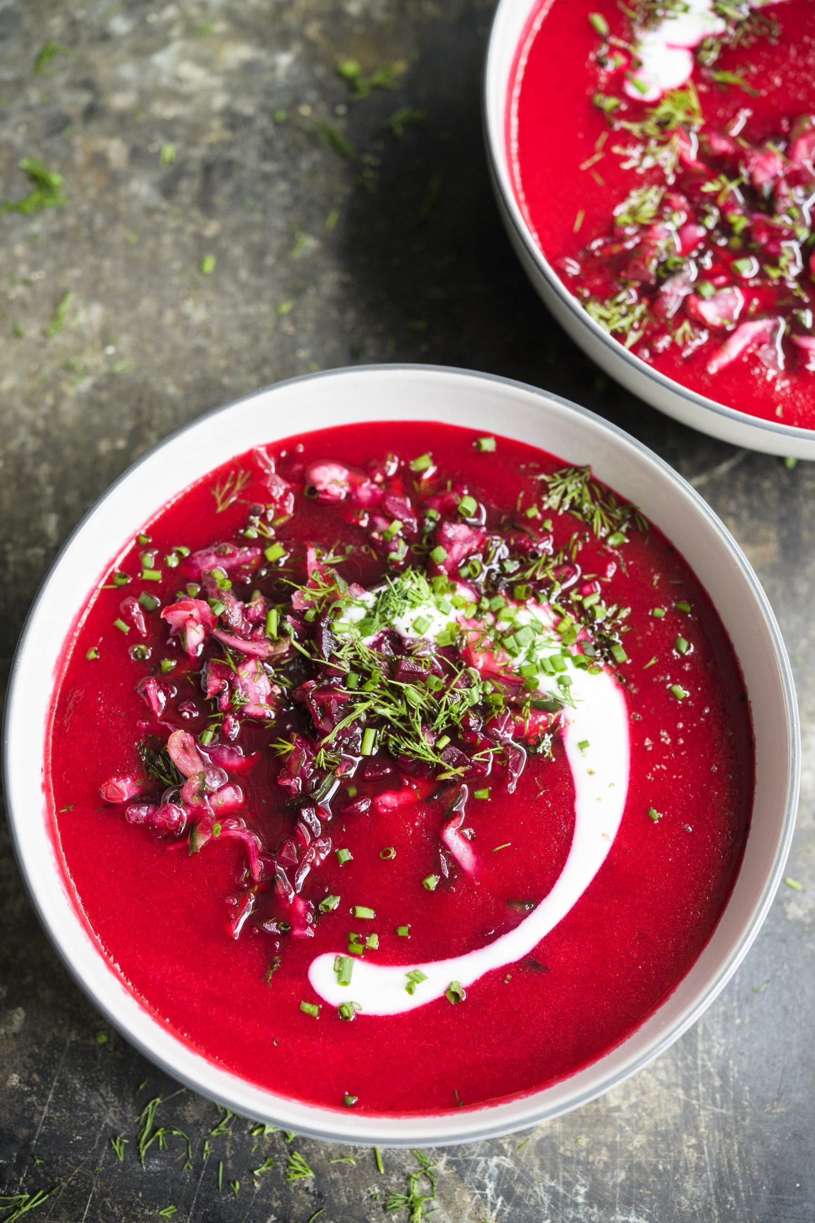 Polish Chilled Beet Soup (Chlodnik)