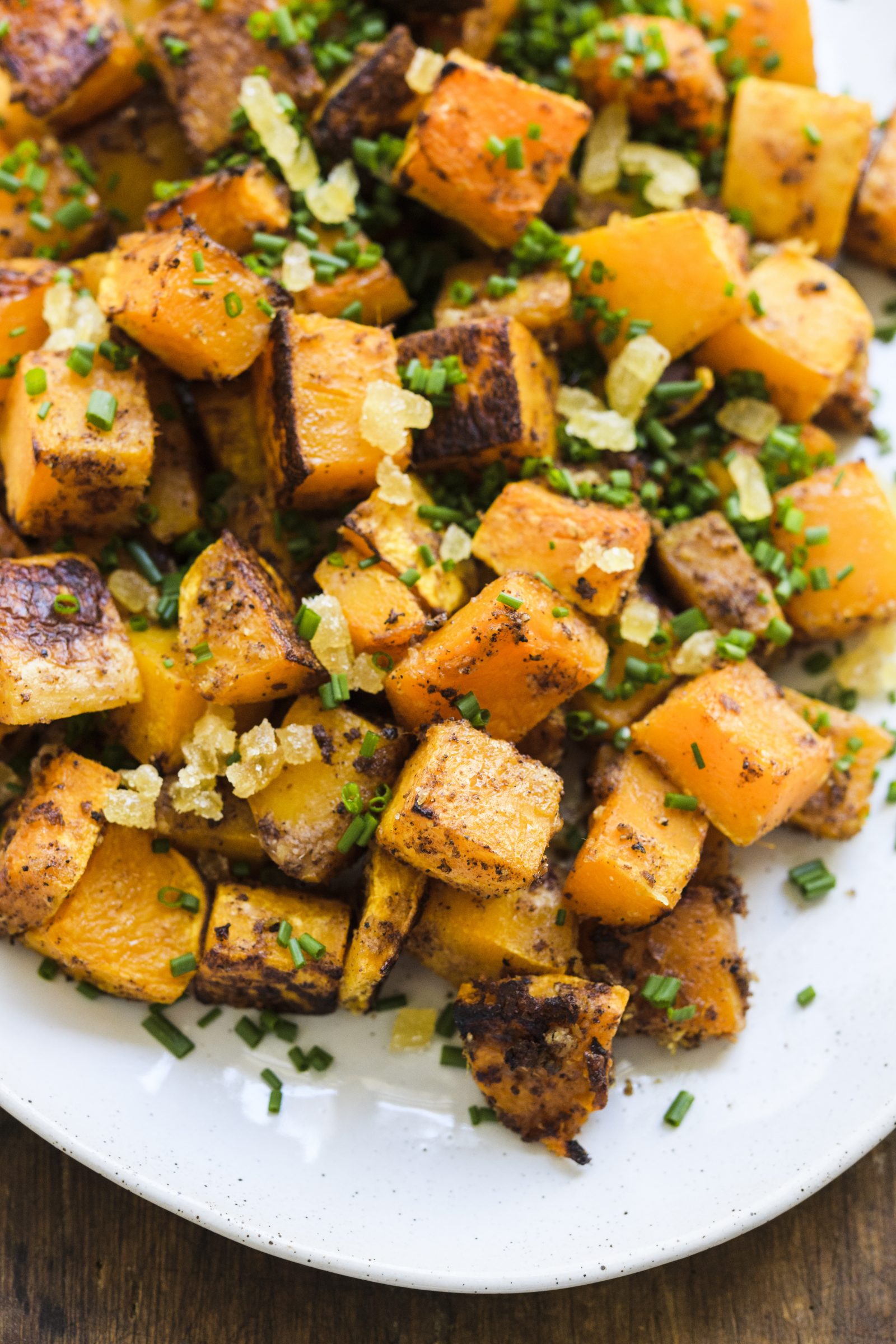 Roasted Butternut Squash with Ginger and Five-Spice