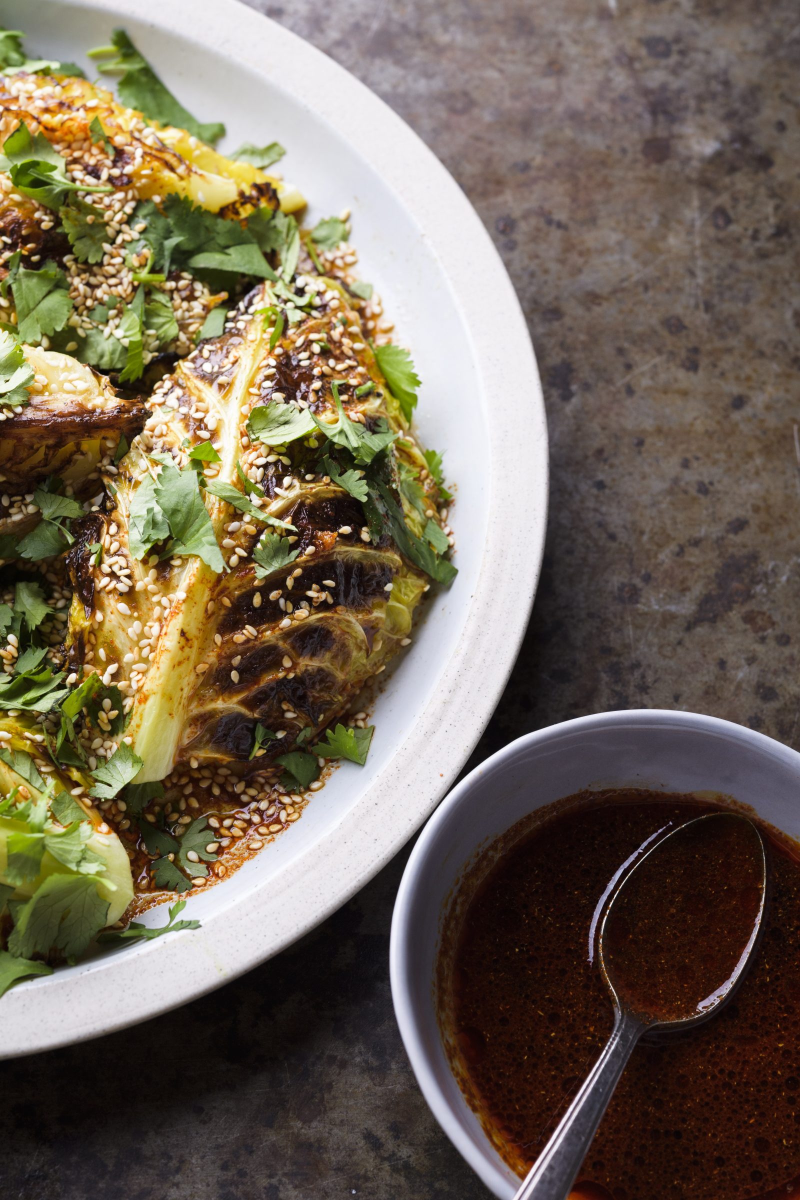roasted-cabbage-cilantro-sesame-asian-firedoor-sydney
