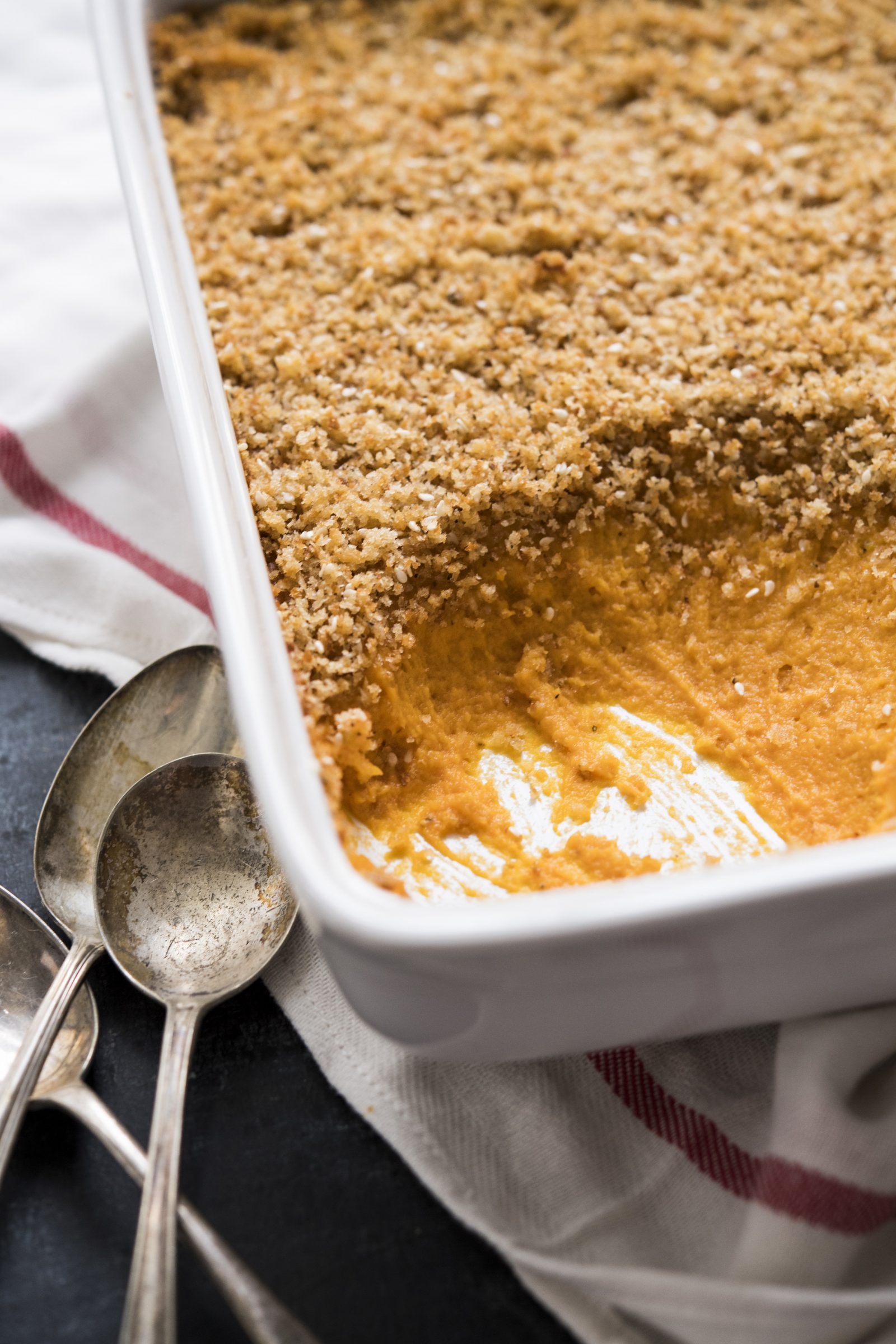 Savory Sweet Potato Gratin