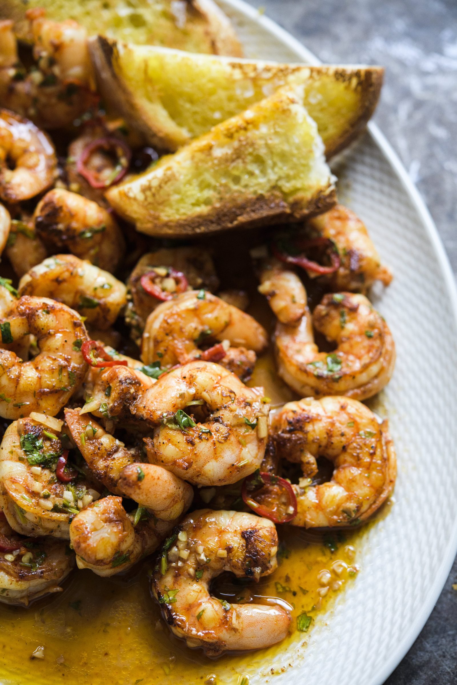 Spicy Portuguese Shrimp with Garlic (Shrimp Mozambique)