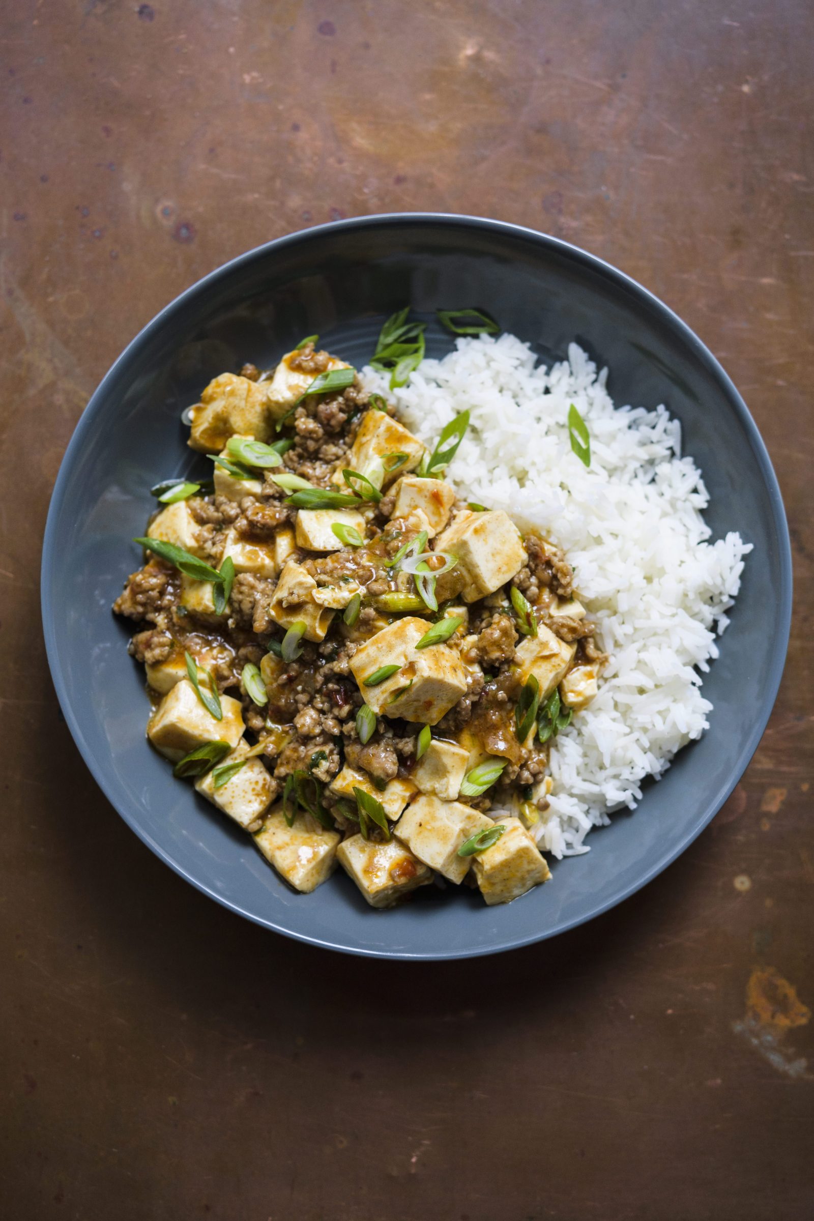 Spicy Sichuan Tofu and Pork (Mapo Dofu)
