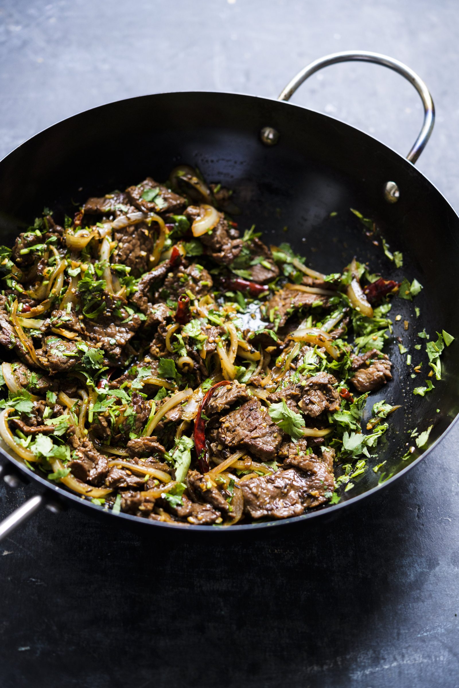 Spicy Stir-Fried Cumin Beef (Wok Version)