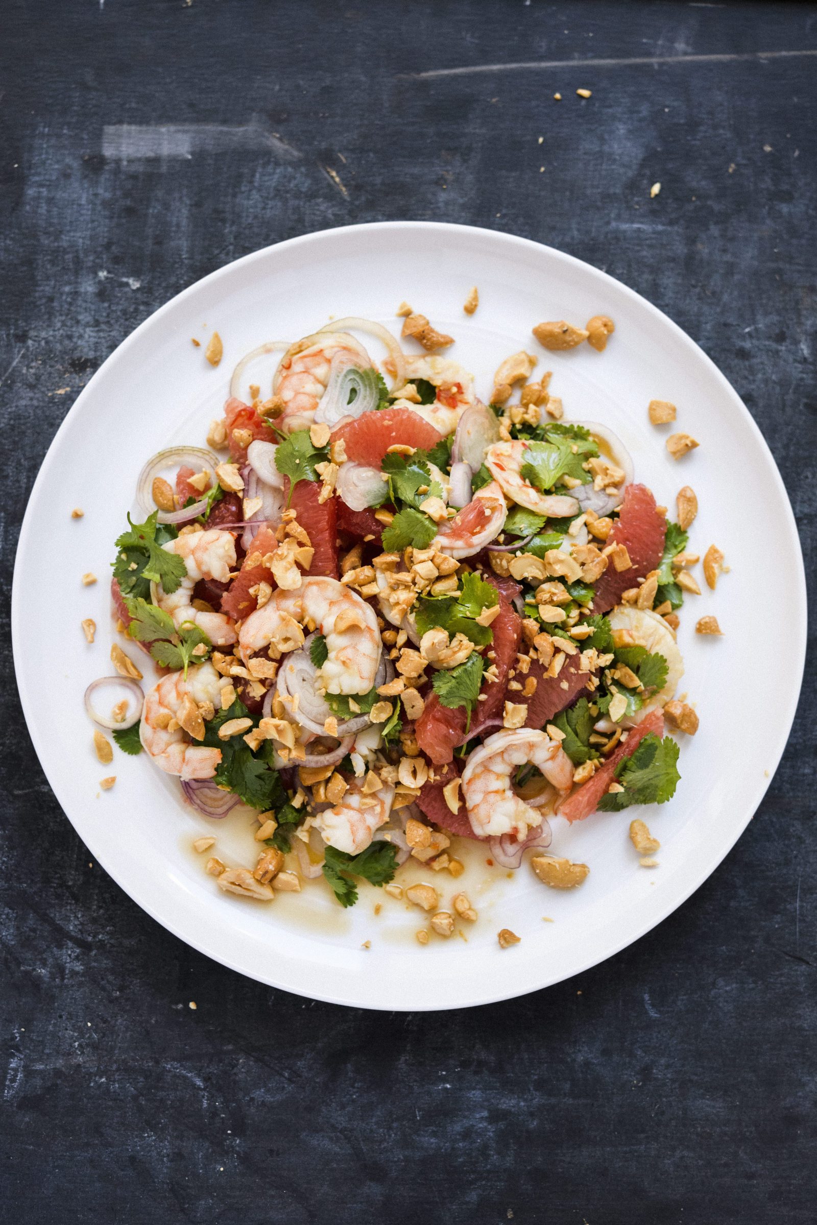 Thai Grapefruit Salad with Shrimp (Som Tom O)