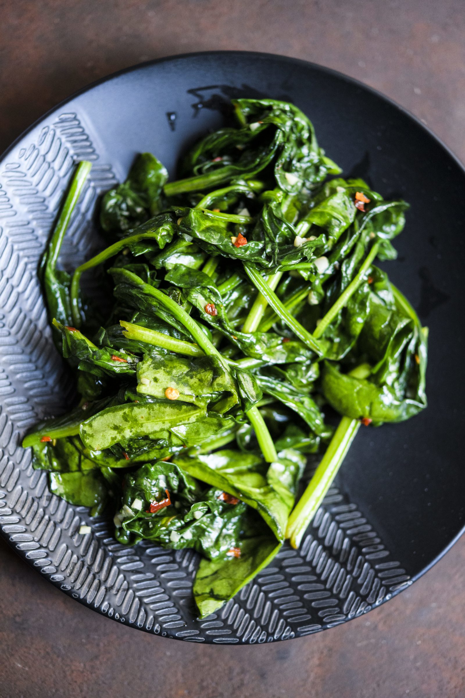 Thai Stir-Fried Spinach