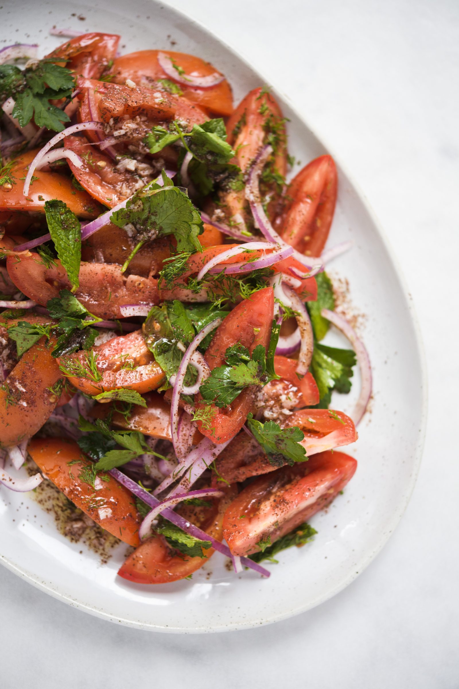Tomato-Herb Salad with Sumac