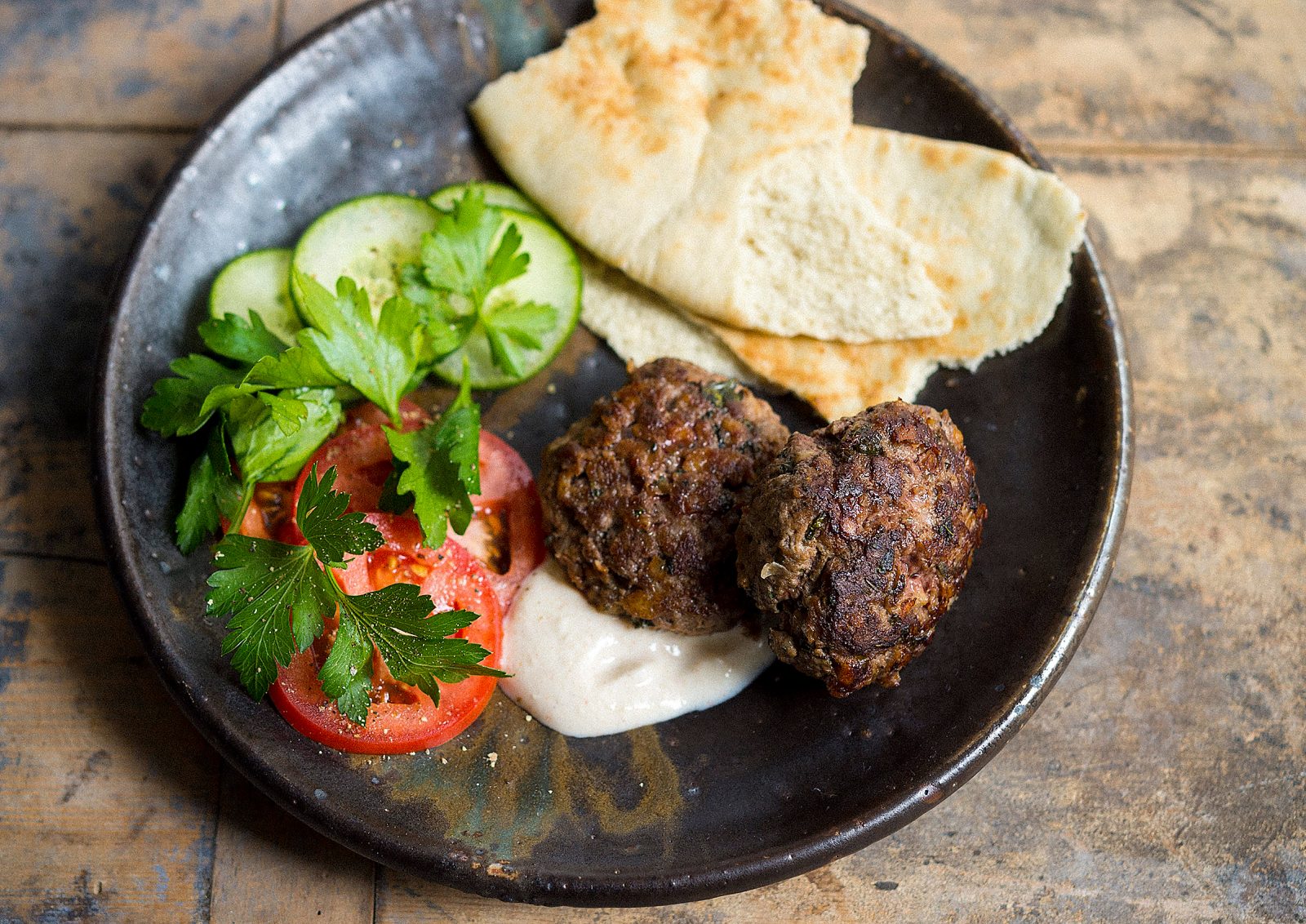 Turkish Meatball Lime Yogurt