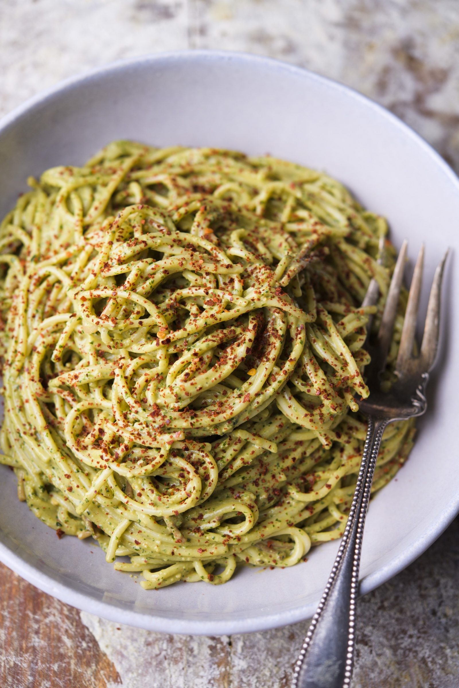 cilantro-yogurt-spaghetti