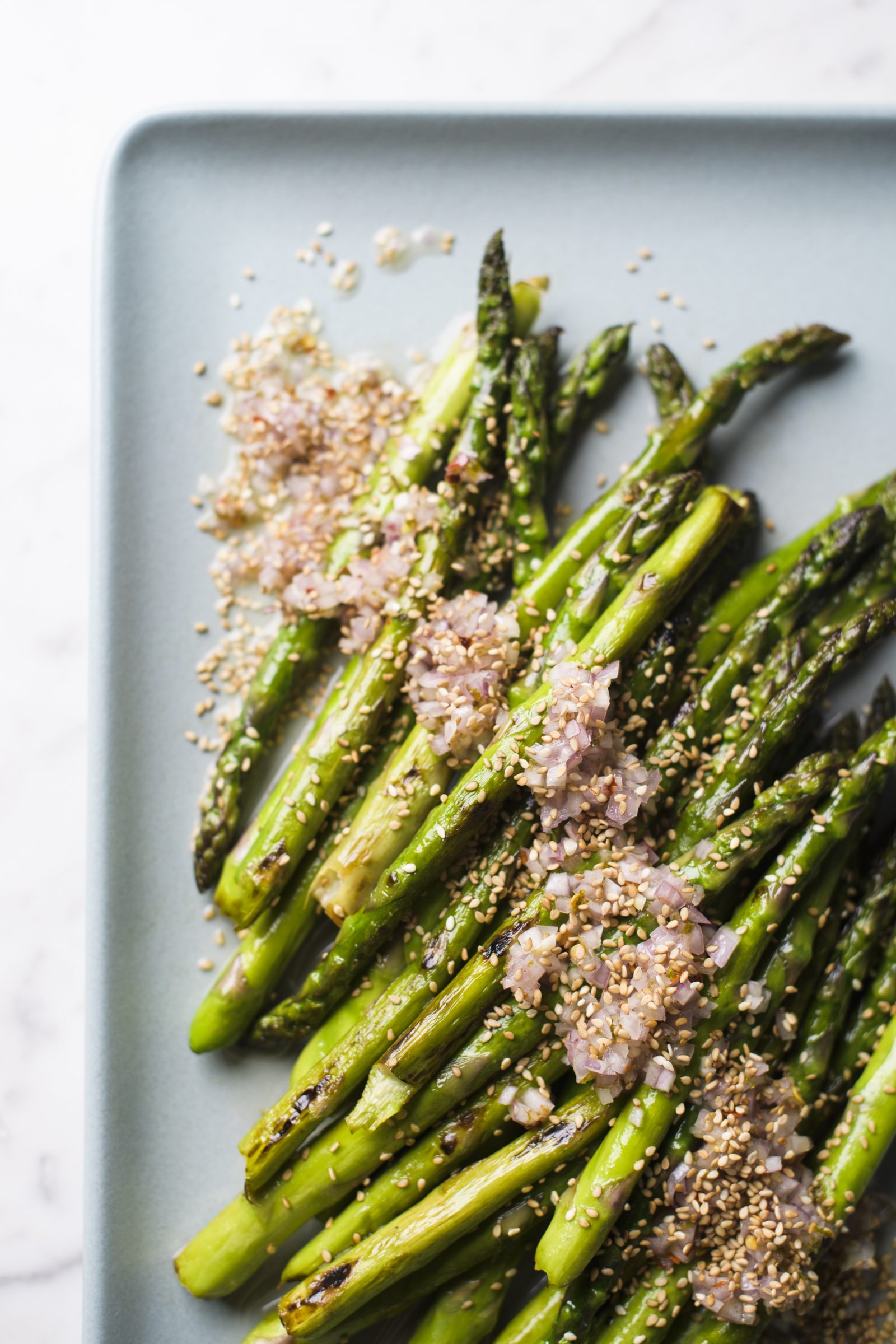 pan-roasted-asparagus-sesame-lime-dressing