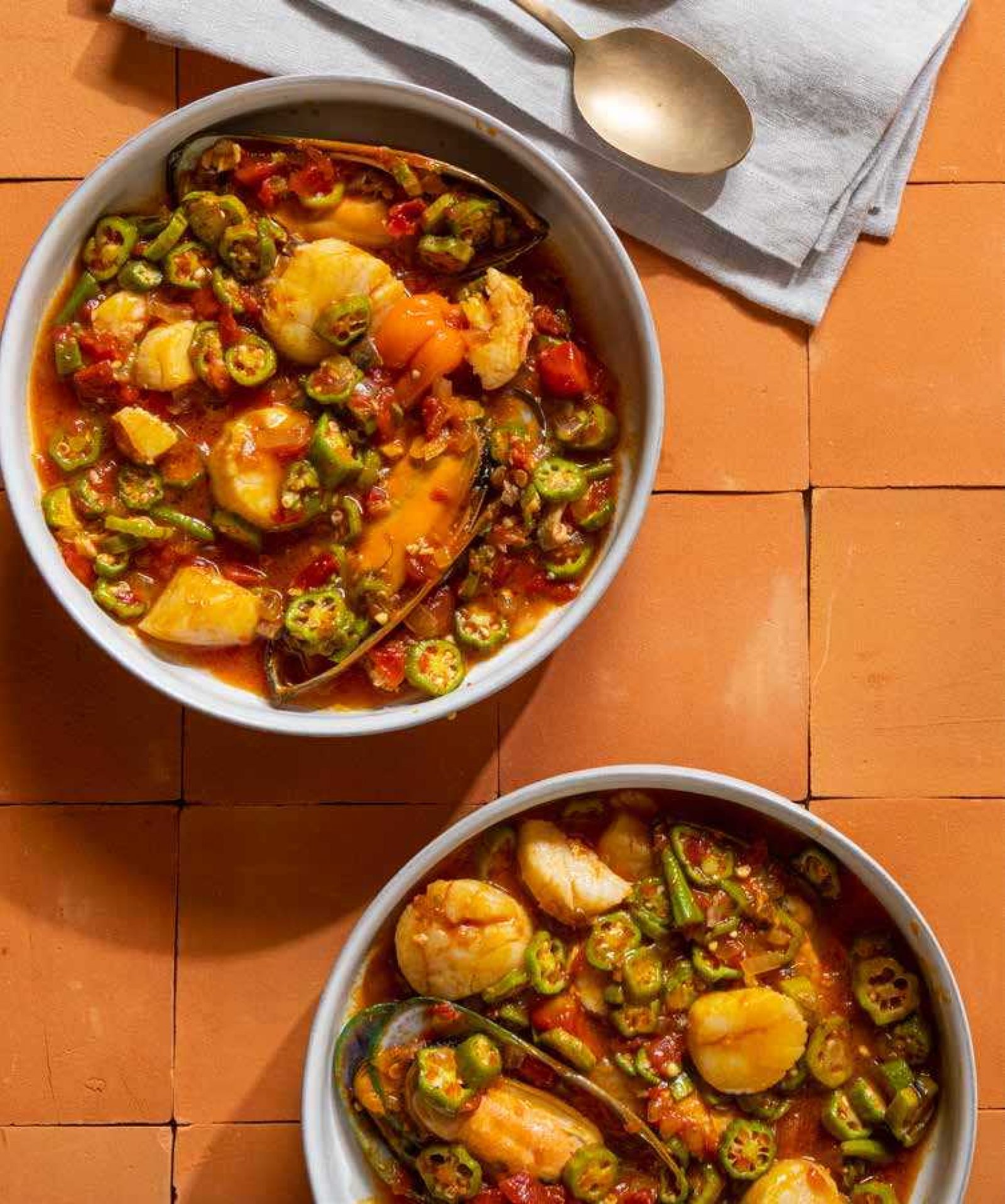 Seafood okra soupou kanja