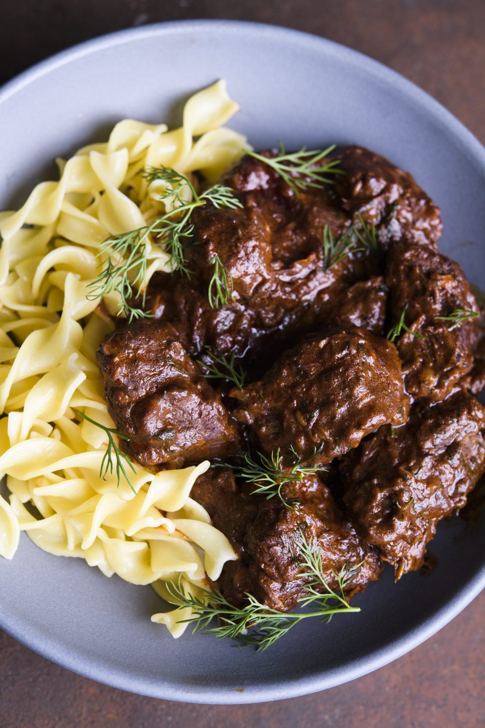 Austrian Beef Stew with Paprika and Caraway (Goulash)