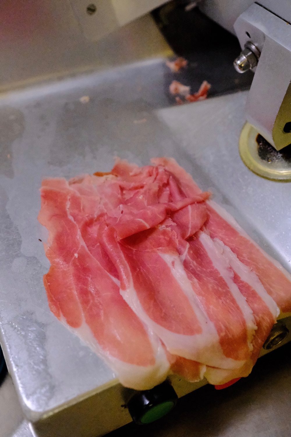 ​Sliced prosciutto is essential to the classic cotoletta alla Bolognese.