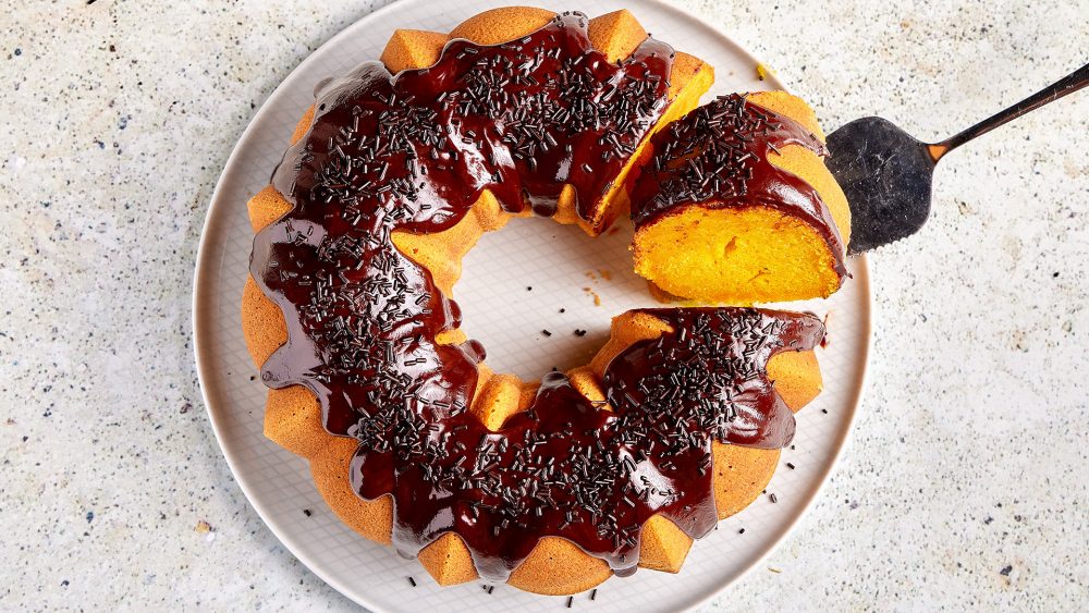 Brazilian Chocolate Glazed Carrot Cake FB