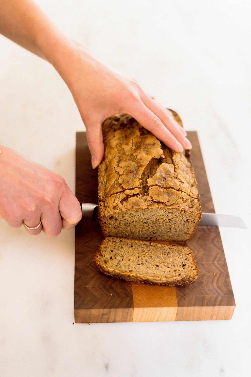 Brown Butter-Cardamom Banana Bread