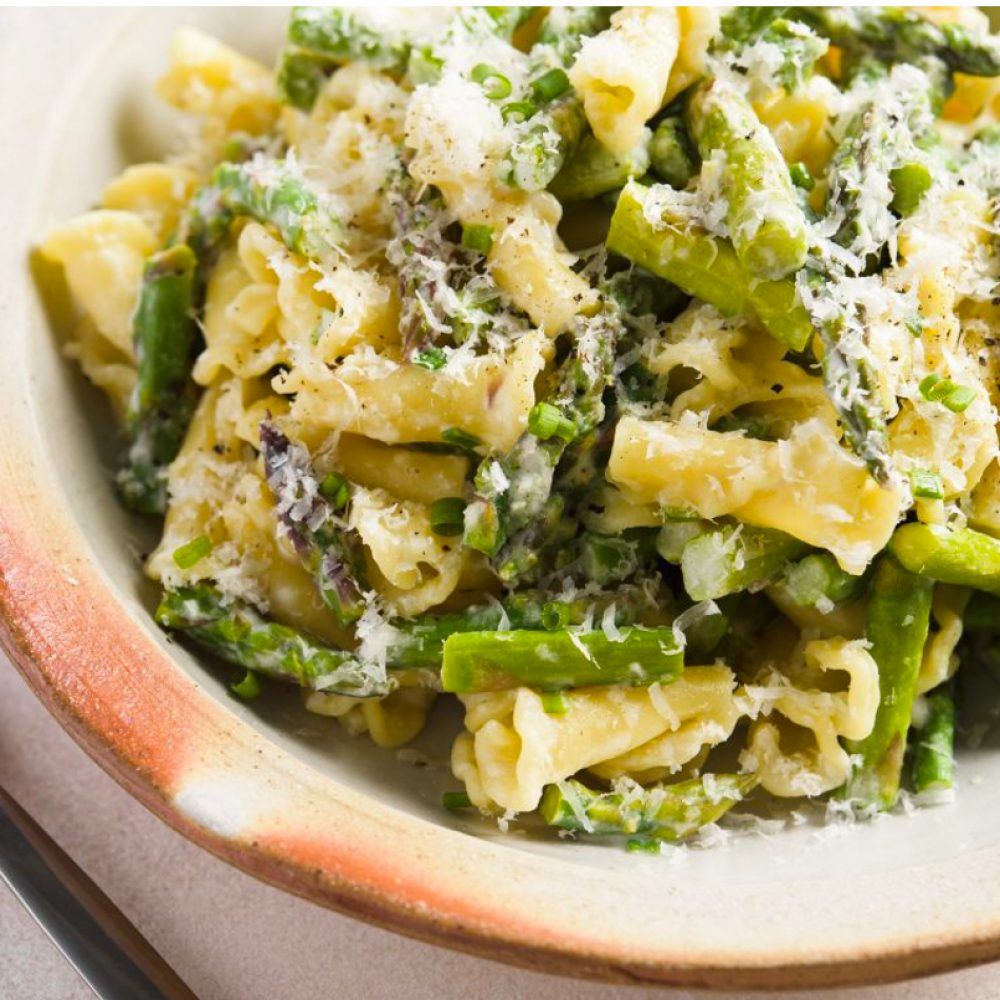 CAMPANELLE PASTA WITH ASPARAGUS LEMON AND PARMESAN milk street