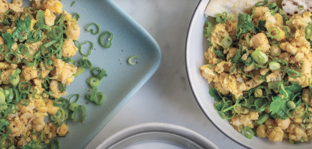 Charred Chickpea Salad