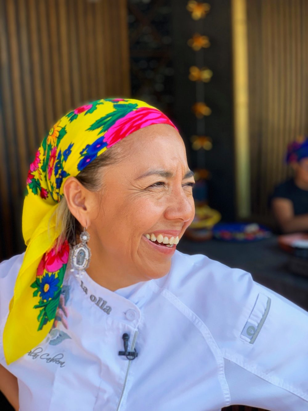 Chef Pilar Cabera welcomed us.