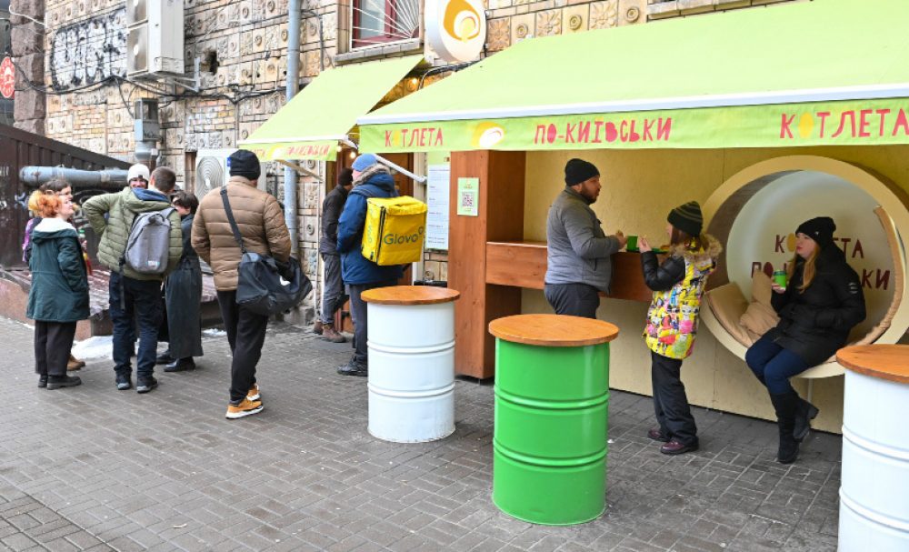 Chicken Kyiv i41 Ukraine Outdoor Market