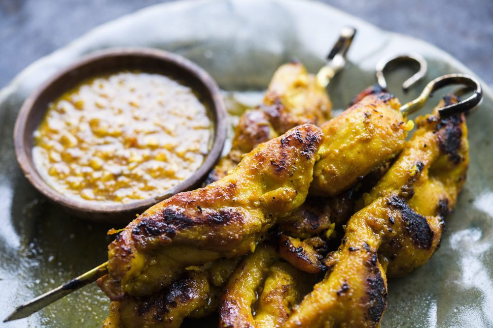 Singaporean Chicken Satay