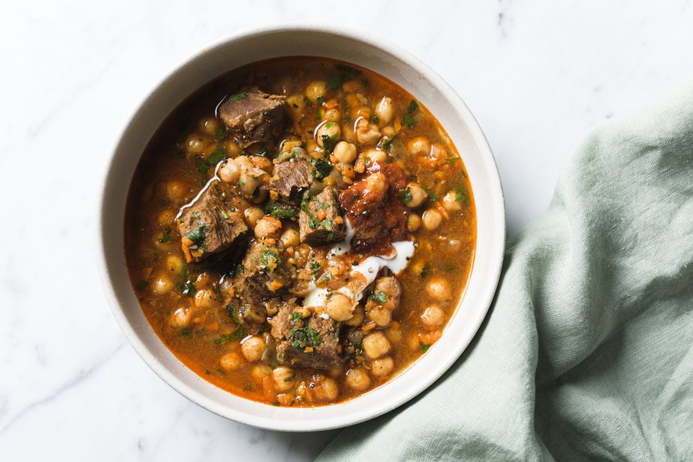 Christopher Kimballs Milk Street Beef And Chickpea Stew Instant Pot Recipe