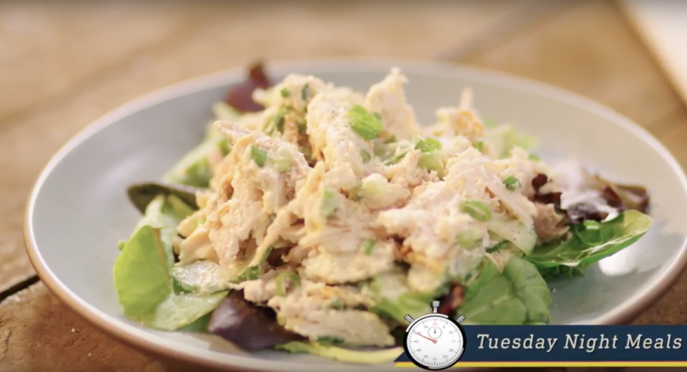Dressing Up Weeknight Chicken Salad