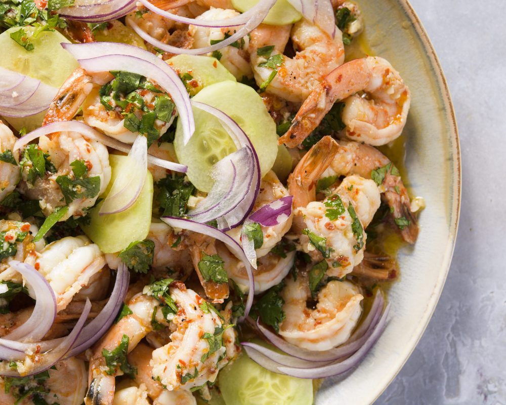 Drunken Shrimp with Tequila