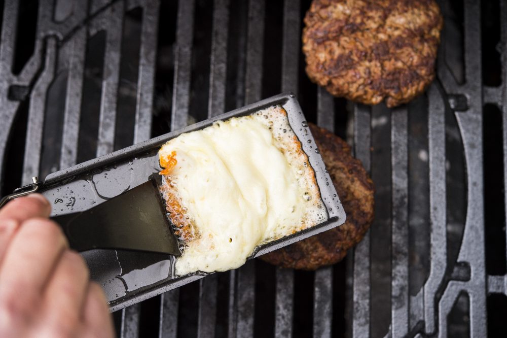 The Cheese Barbeclette makes cheeseburgers even easier.