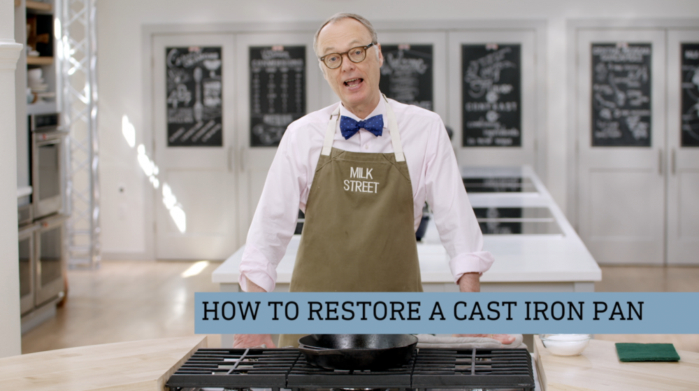 How to restore a cast iron pan