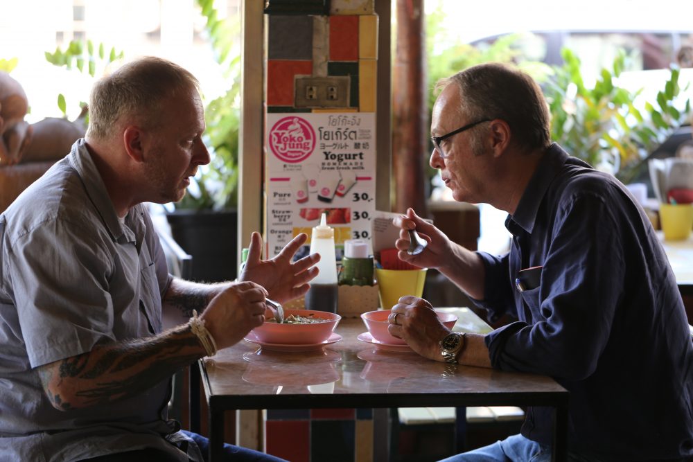 Christopher Kimball and Andy Ricker