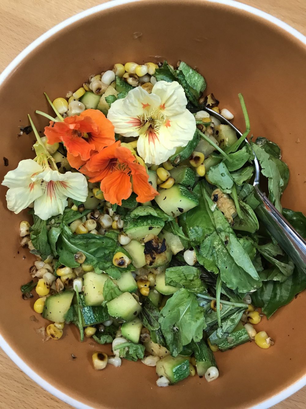 Skillet Charred Summer Vegetables