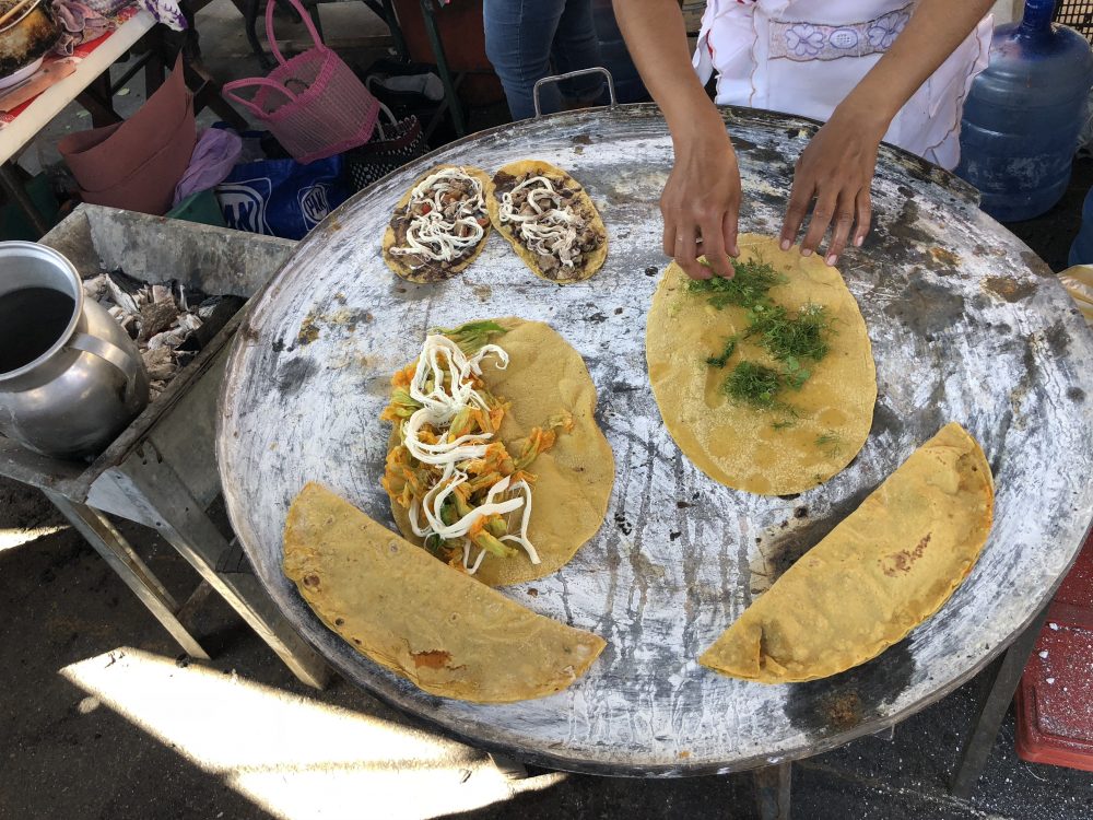 Tlayudas in Oaxaca