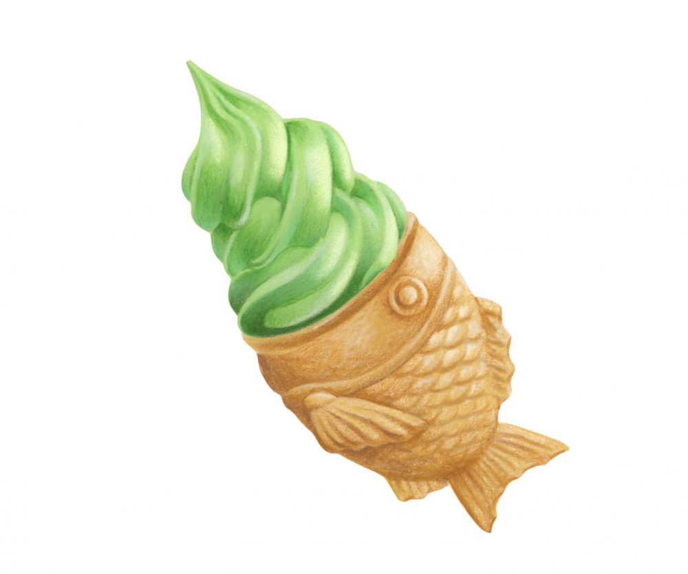 Illustrations i40 Taiyaki Aisukurima